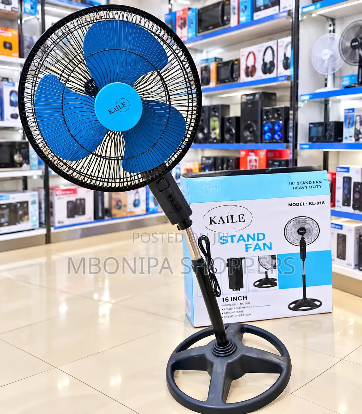 Kaile Good Quality Stand Fan 16"
