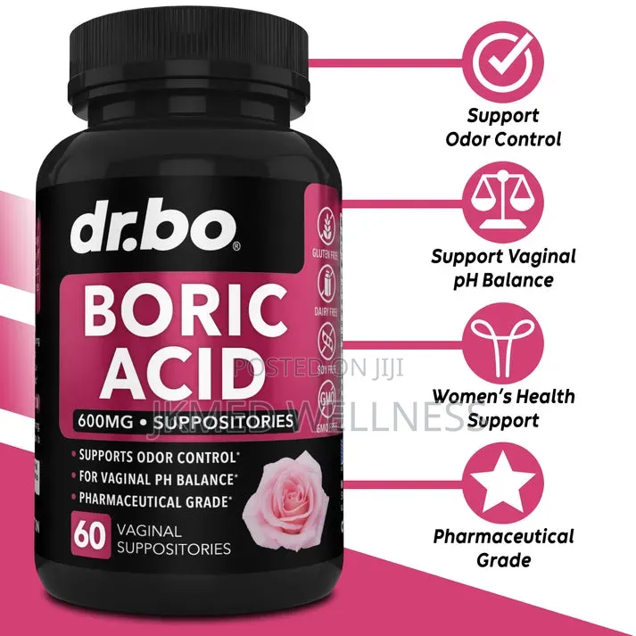Dr. Bo Boric Acid 600mg Suppositories