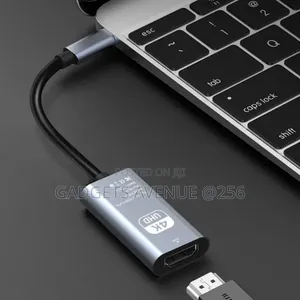 Type-C to HDTV (HDMI) Adapter Cable Designed to Stream Video In