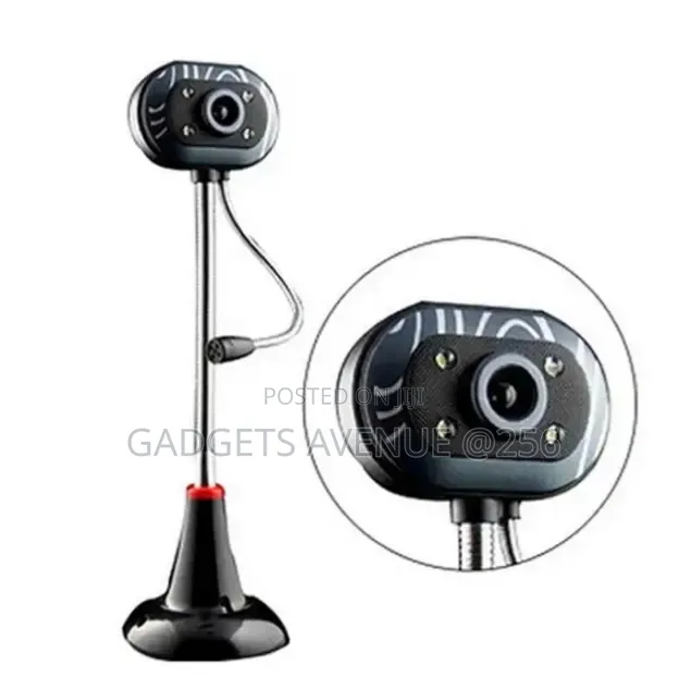 USB PC Camera With a Flexible Gooseneck Stand