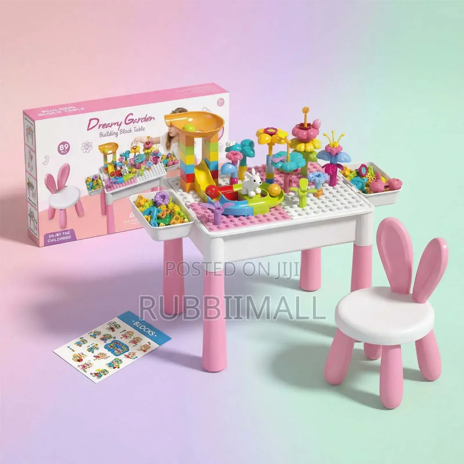 Dreamy Garden Building Block Table 89pcs