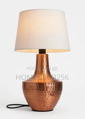 Hammered Copper Table Lamp Luxury Bedside Lamp