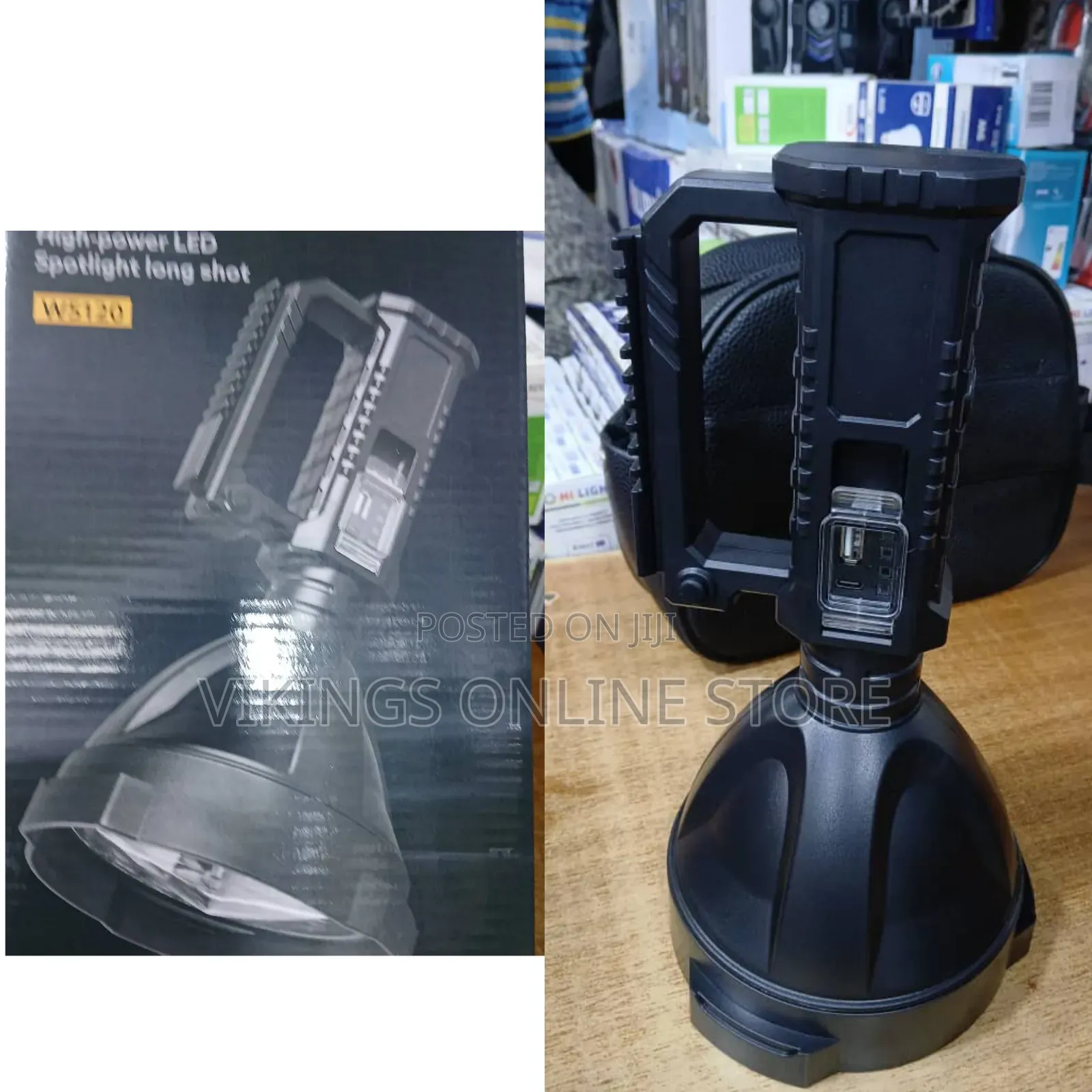 A Rechargeable LED Searchlight/Spotlight (Model W5120)