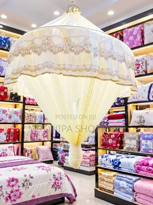 Luxury Decorative Hanging Mosquito Net Canopy – Elegant Bed Canopy