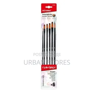 Painting Brush-Multicoloured-One Set