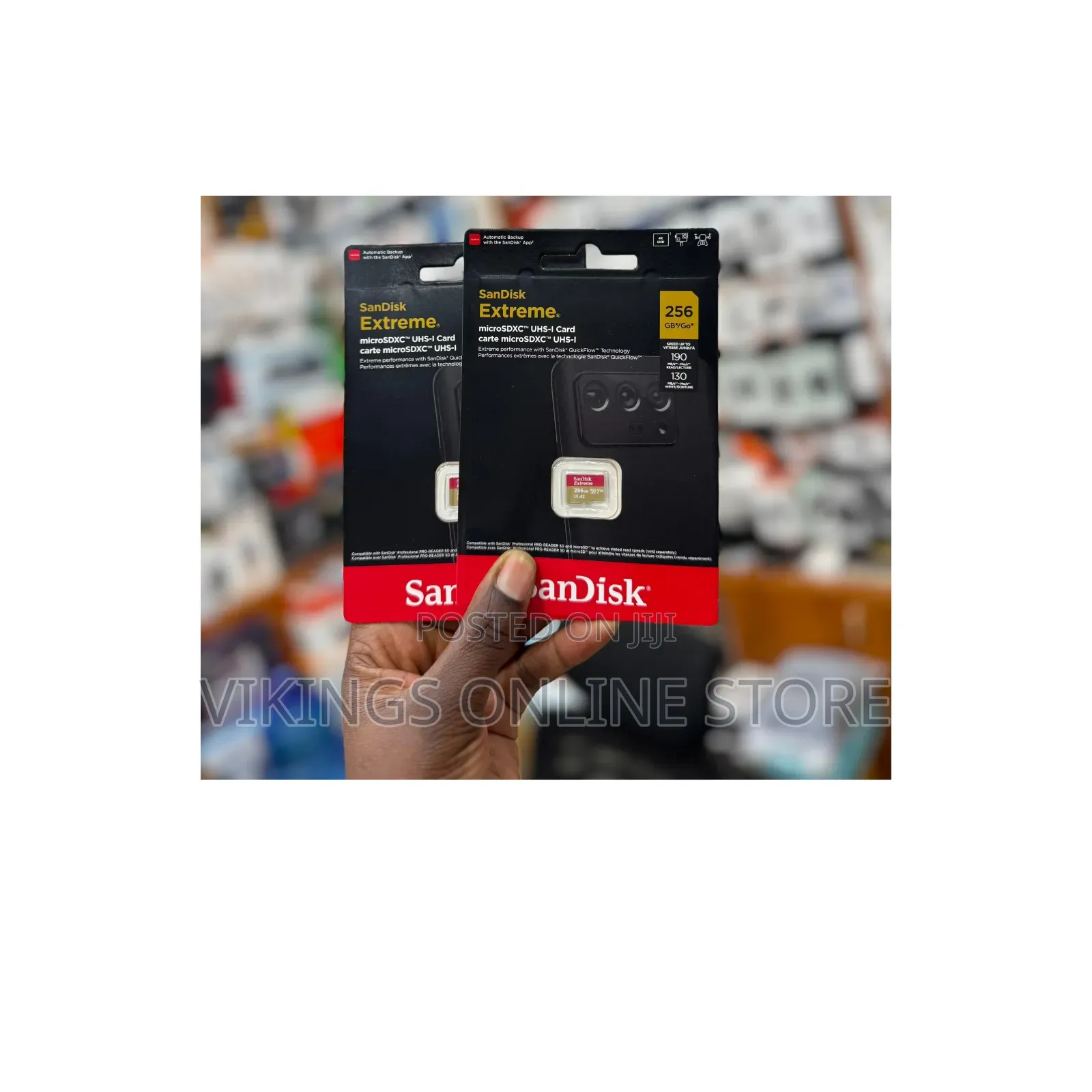 SanDisk Extreme microSDXC UHS-I Card With a Storage Capacity of 256GB