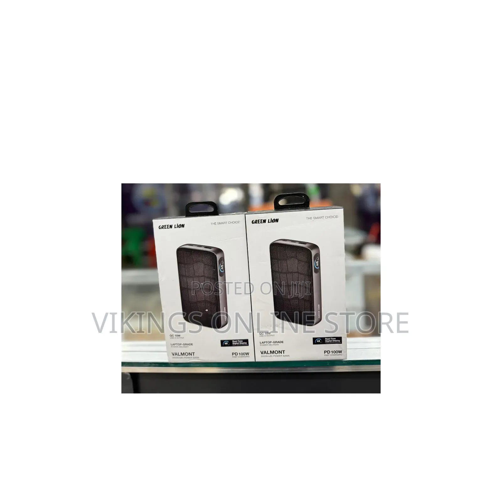 Valmont 20000mAh PD 100W Laptop-Grade Power Bank
