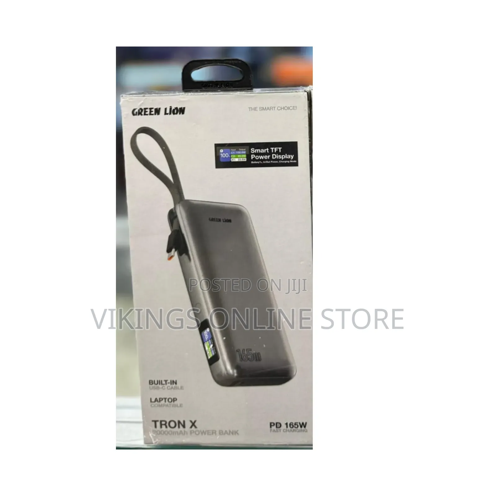 The Green Lion Tron X 20000mAh Power Bank With 165W Power Delivery