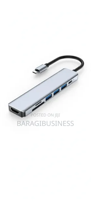 7-in-1 USB-C Hub Hdmi 3x USB 3.0 Sd Reader 100w Pd Macbook