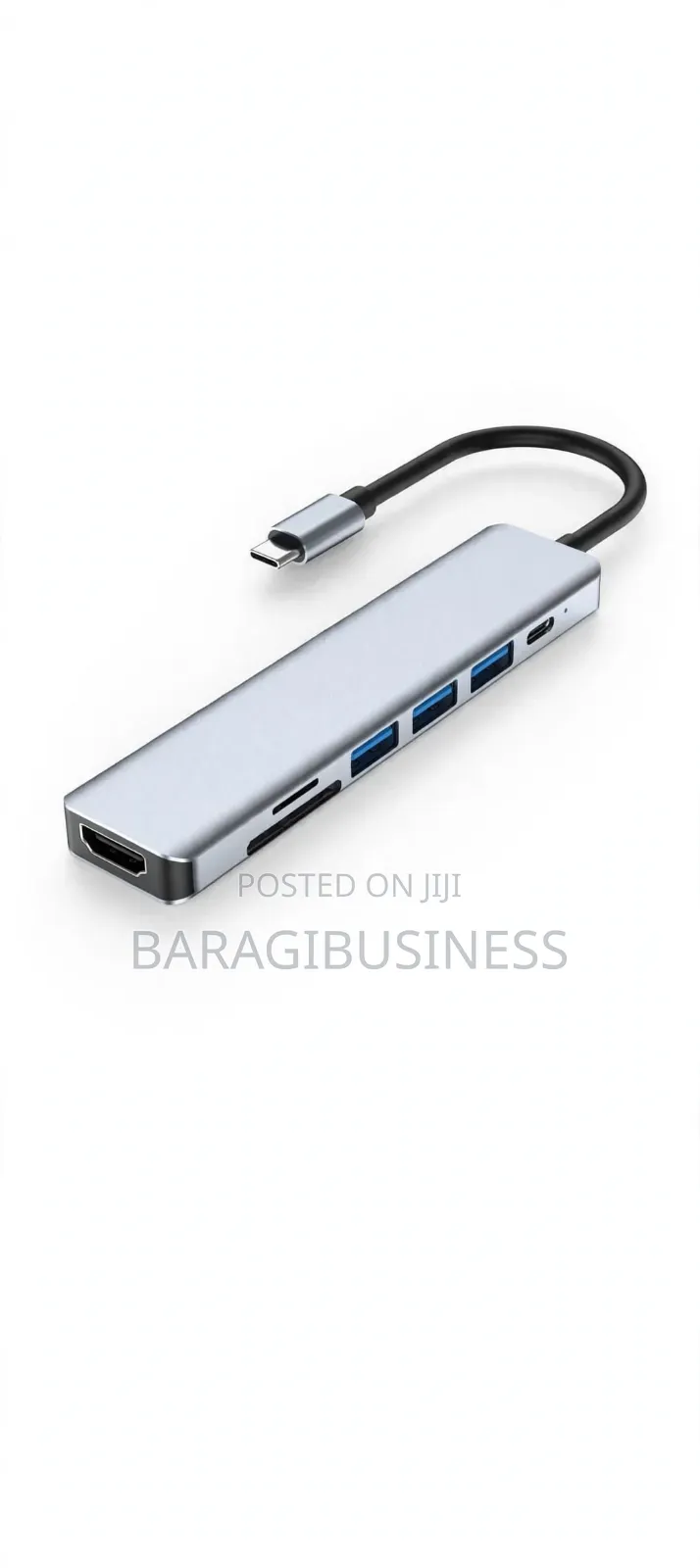 7-in-1 USB-C Hub Hdmi 3x USB 3.0 Sd Reader 100w Pd Macbook