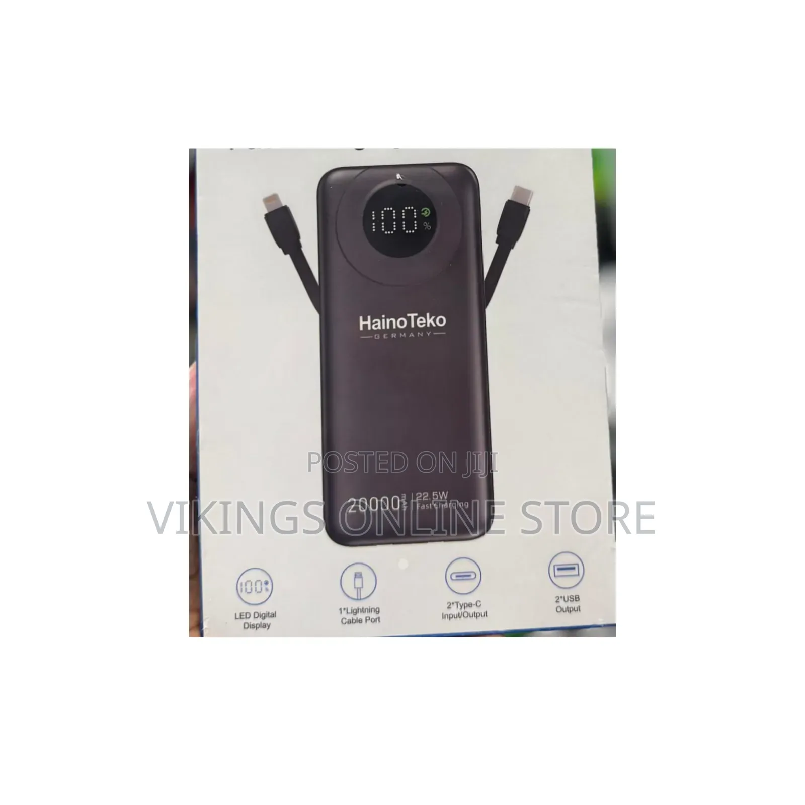 P21 20000mAh Power Bank With 22.5W Fast Charging