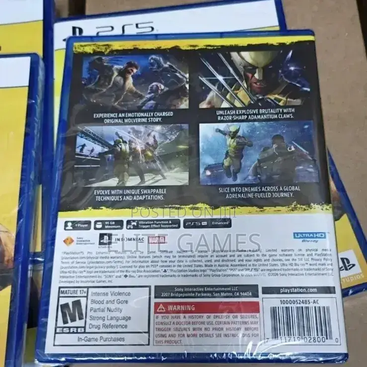 PlayStation 5 Game Wolverine