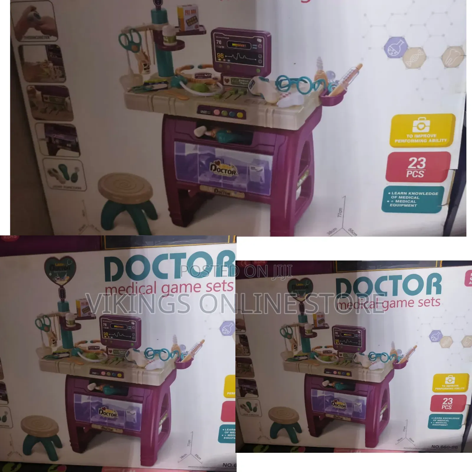 23-Piece Doctor Medical Game Set