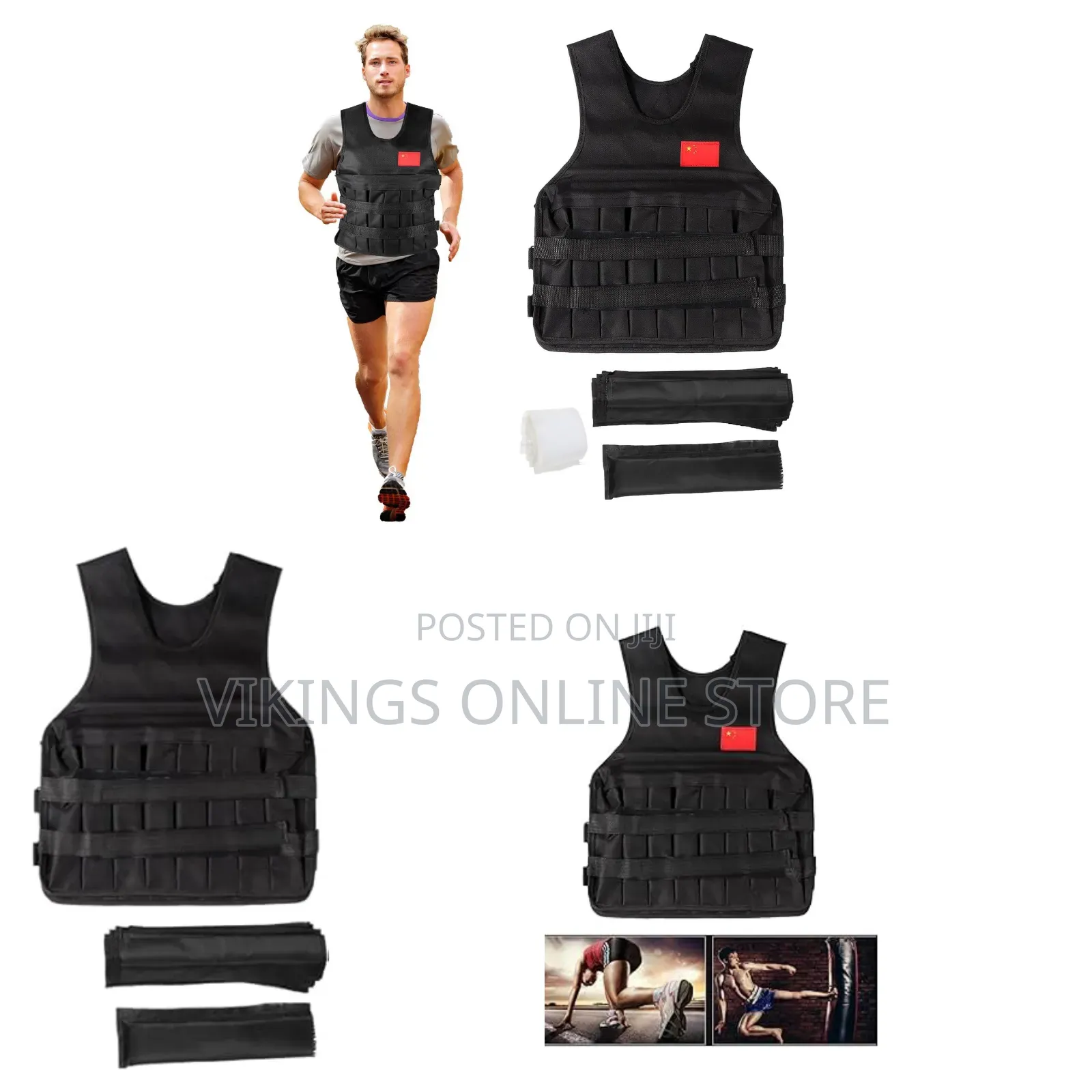 An Adjustable Fitness Weighted Vest