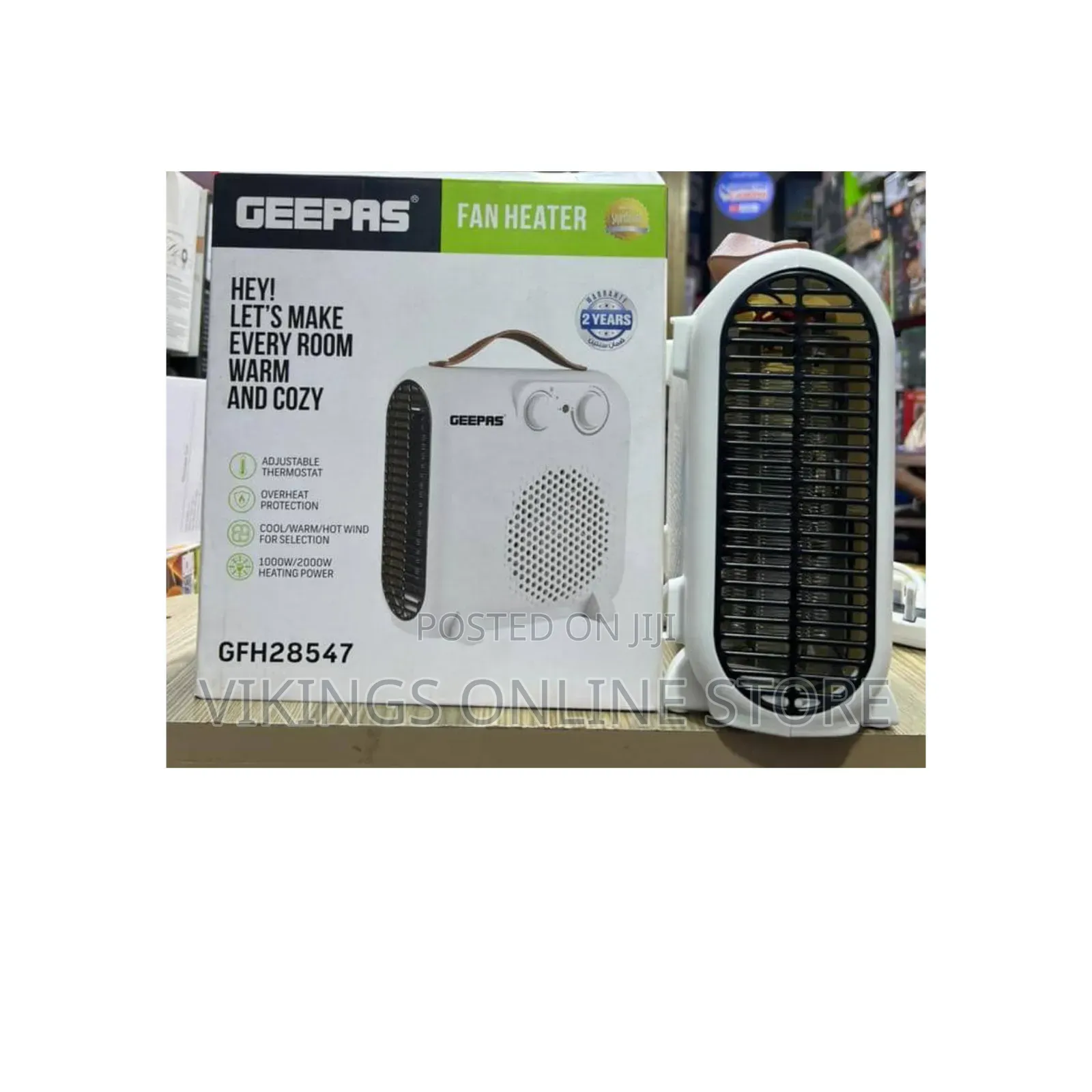 2000W Portable Fan Heater (Model GFH28547)