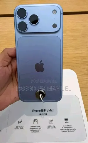 New Apple iPhone 18 Pro Max 256 GB Blue