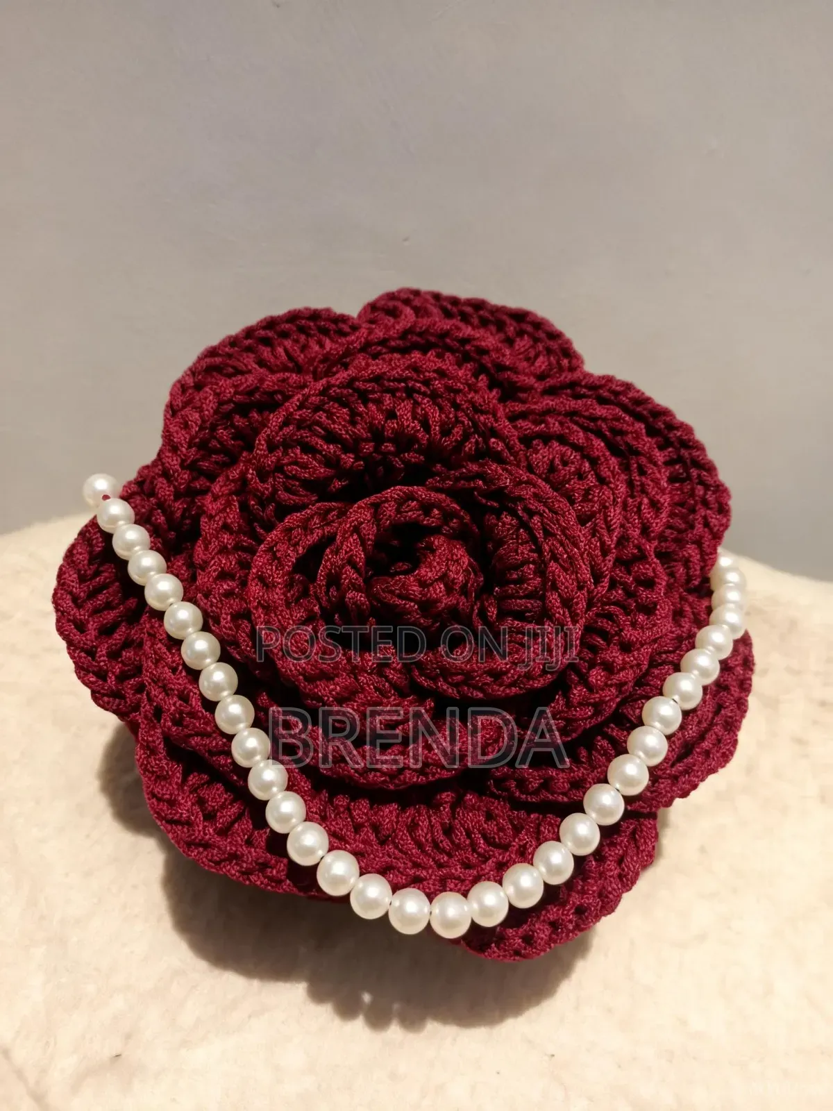 Crochet Rose Bag