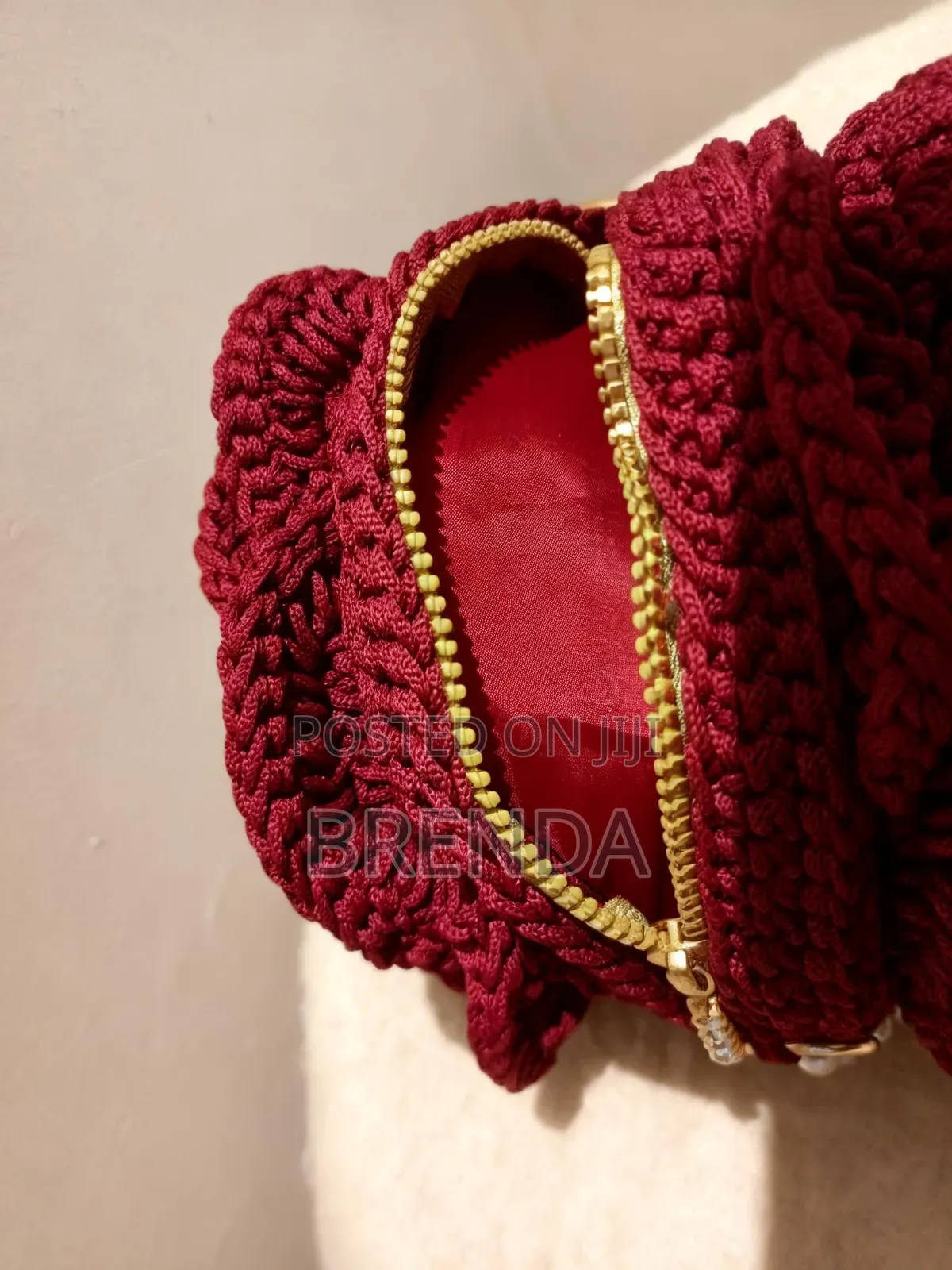 Crochet Rose Bag