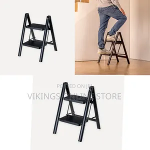 The Vigar 2-Step Folding Steel Ladder Stool