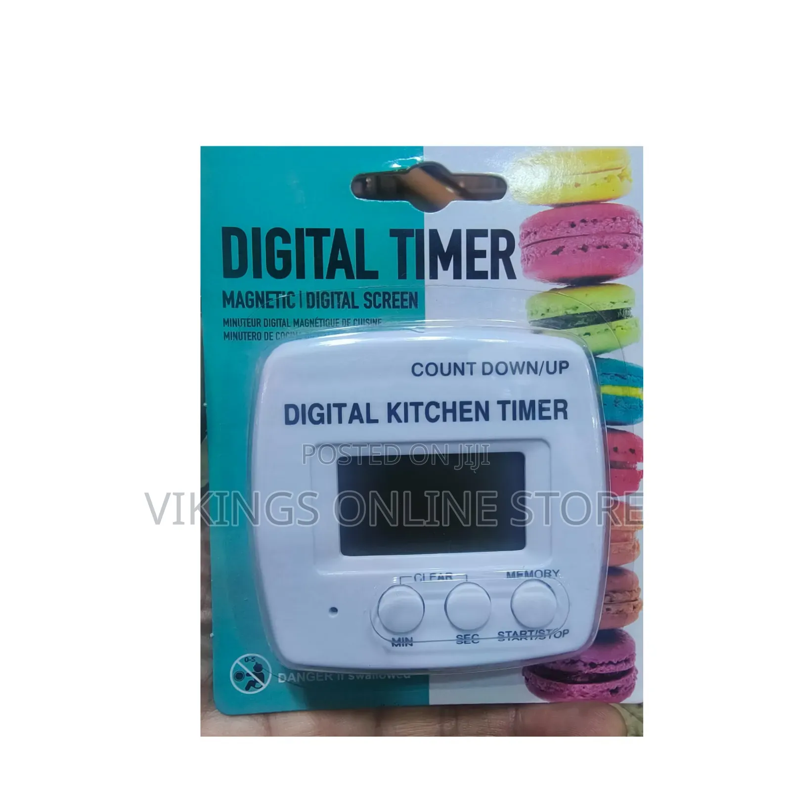 White Digital Kitchen Timer
