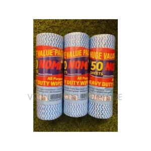 Roll of 50-Piece Multi-Purpose Heavy-Duty Cleaning Wipes