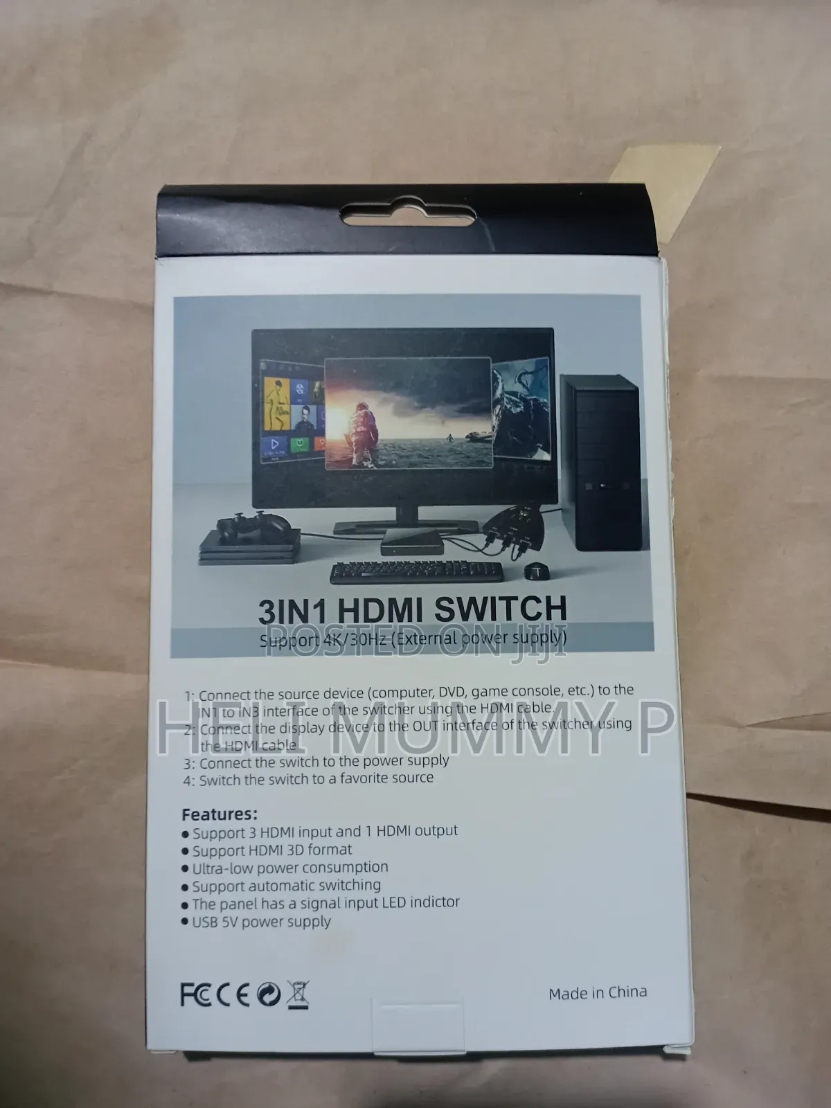 3-in-1 HDMI Switch.