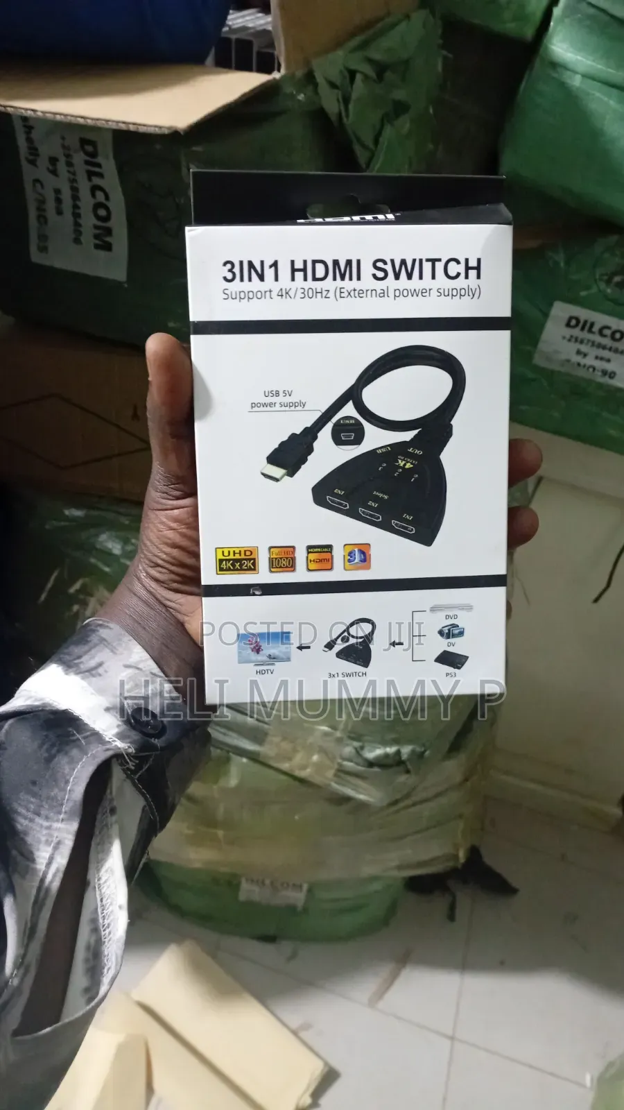3-in-1 HDMI Switch.