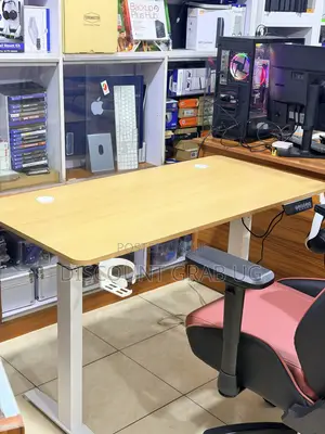 Electric Adjustable Table 120cm by 60cm Brown
