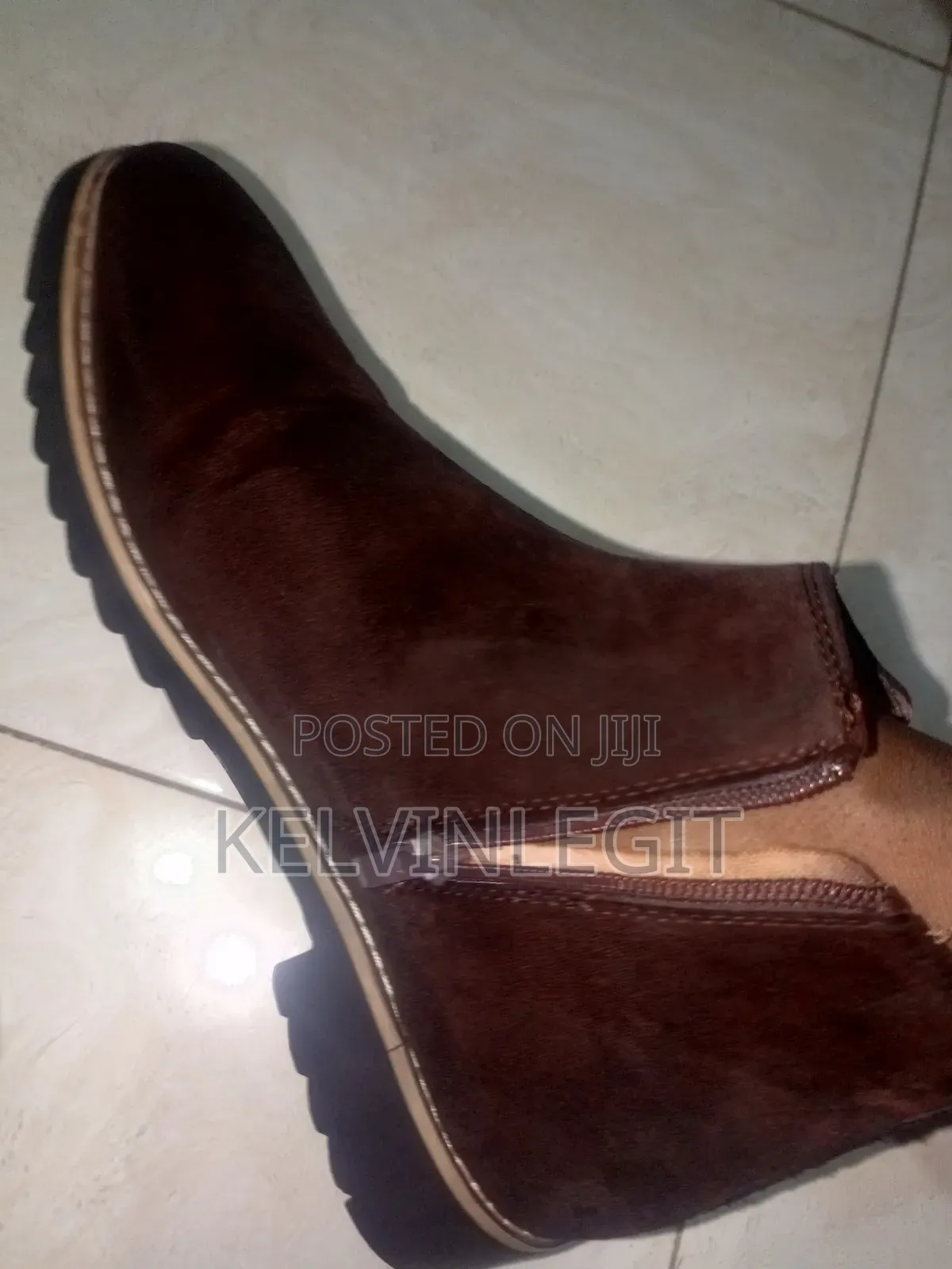 Brown Suede Chelsea Boots Gentlemen