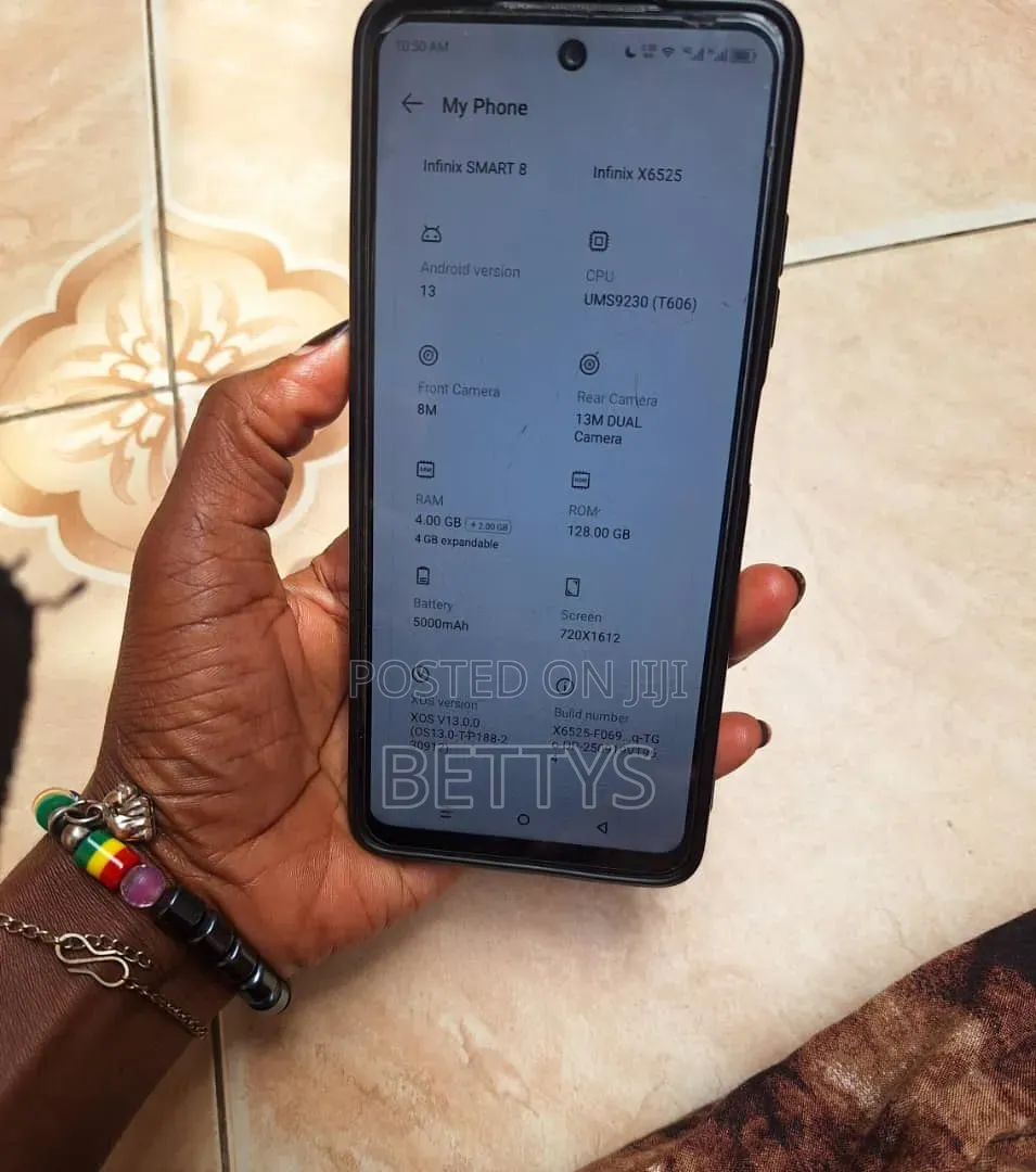 Infinix Smart 8 128 GB Black