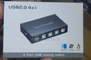 4-Port USB 2.0 Manual Sharing Switch Box