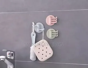 A Set of Multi-Functional, Self-Adhesive Wall Hooks