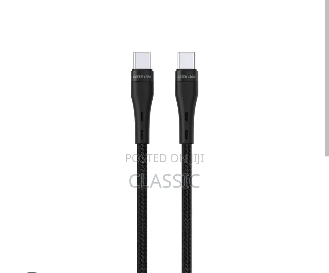 Green Lion USB-C to USB-C Braided Cable 60W 5 Meters