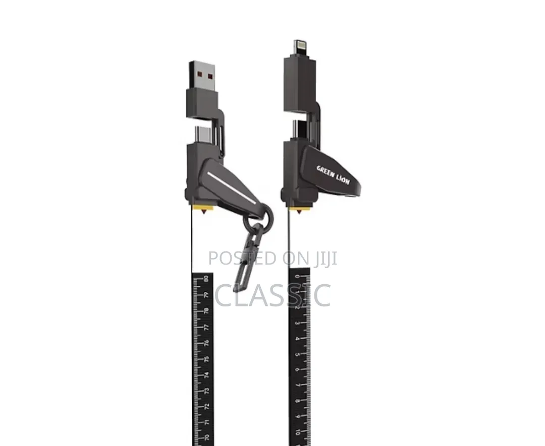 Green Lion 4-in-1 Ultra-Fast Charging Lanyard Cable 240W