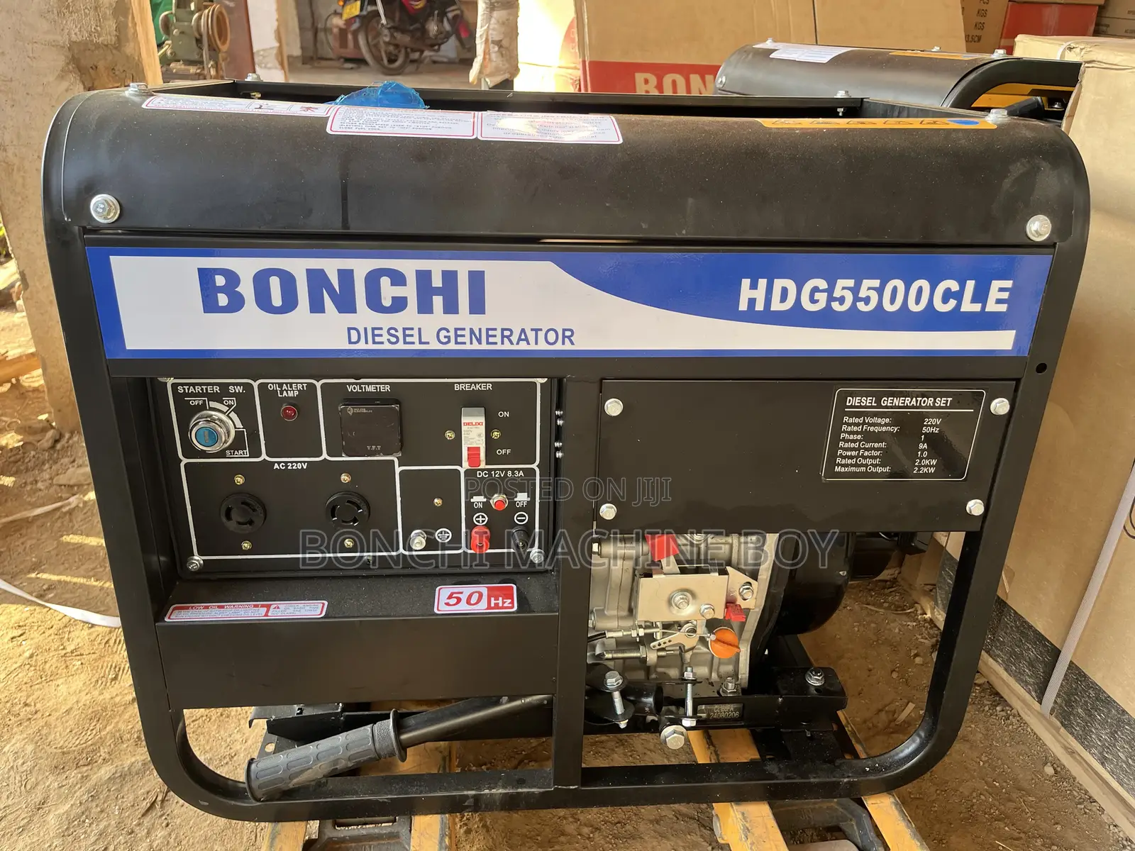 Bonchi 5.5kw Diesel Generator 220v
