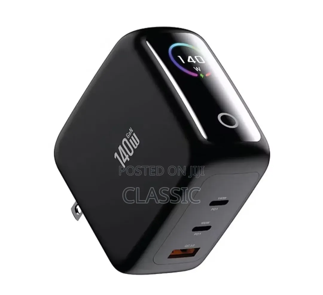 Green Lion GaN Premium 140W Charger With TFT Display