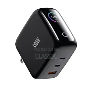 Green Lion GaN Premium 140W Charger With TFT Display