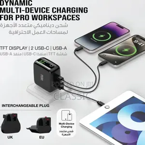 Green Lion GaN Premium 140W Charger With TFT Display
