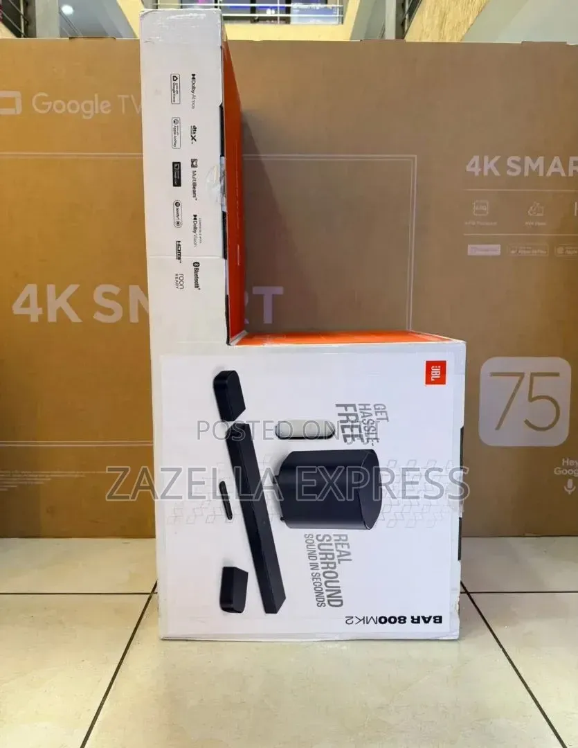 JBL Soundbar 800W 5.1.2CH With Ultra and Dolby Atmos New Model