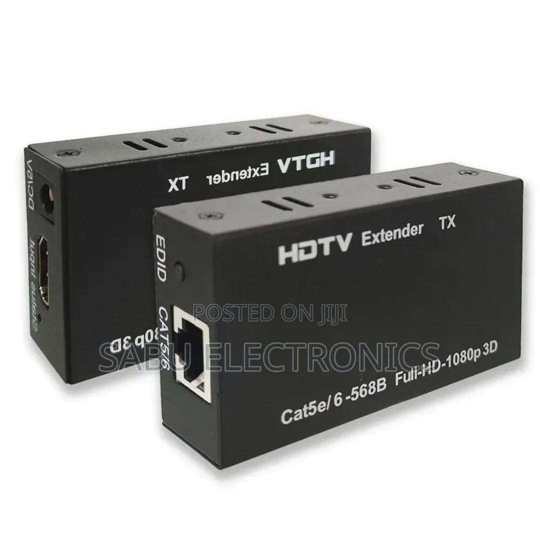 HDMI Extender Over Cat6 Network Cable –Full HD 1080P, Up to 60 Metres