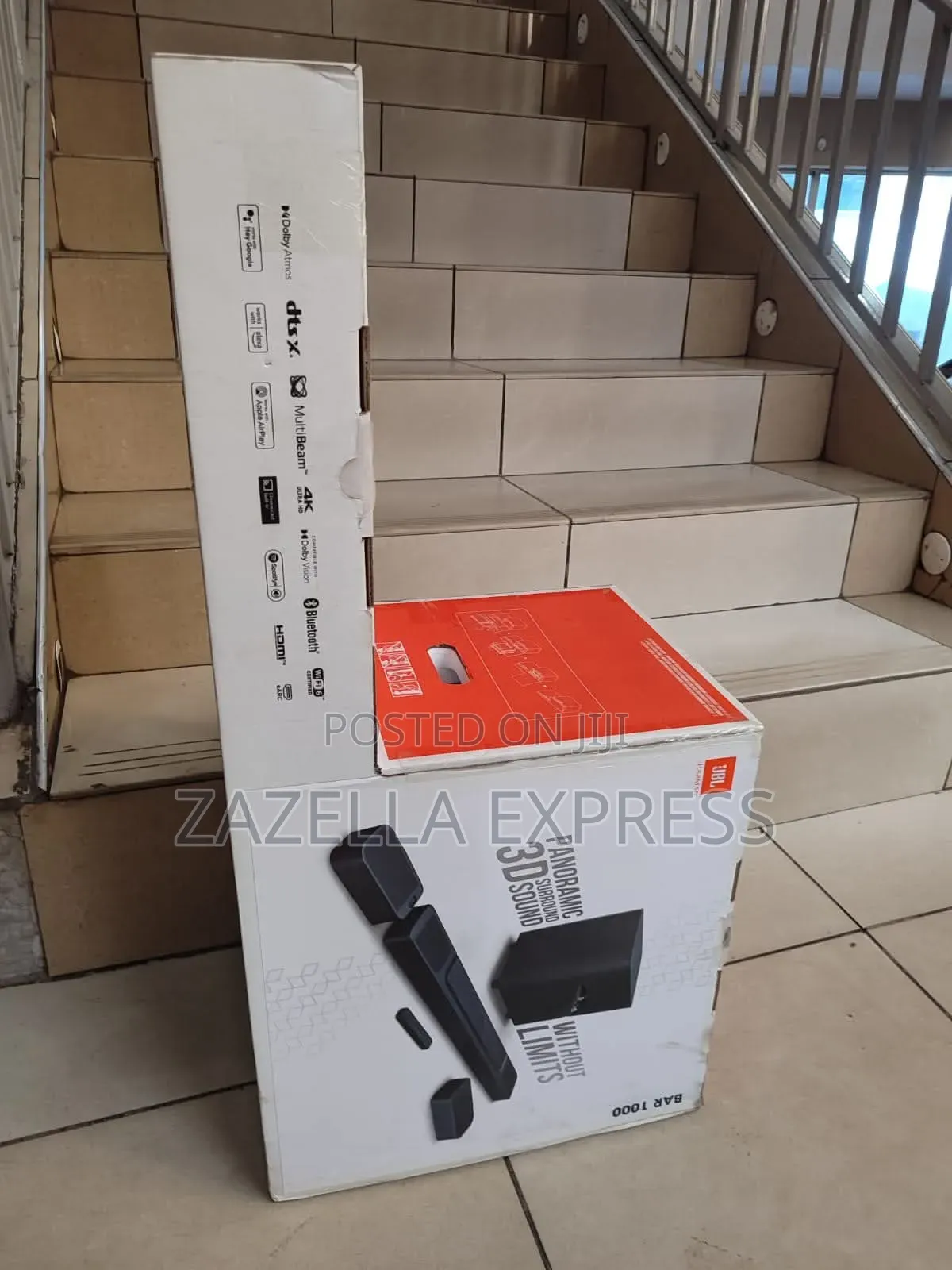 JBL Soundbar 1000w (MK2) Detachable 7.1.4Ch With DOLBY Atmos Black
