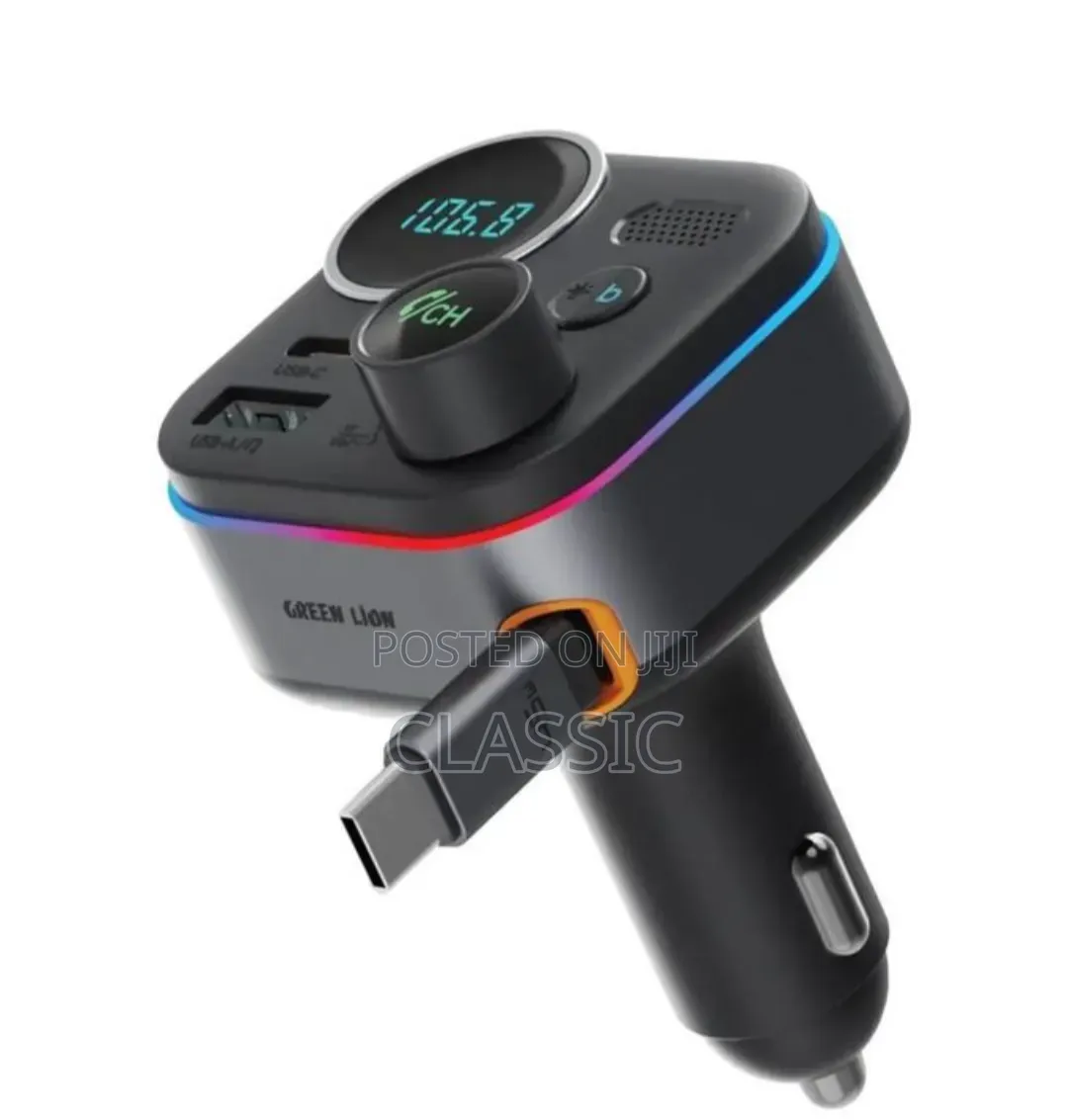 Green Lion GFM-2 72W Car FM Transmitter With Bluetooth 5.4
