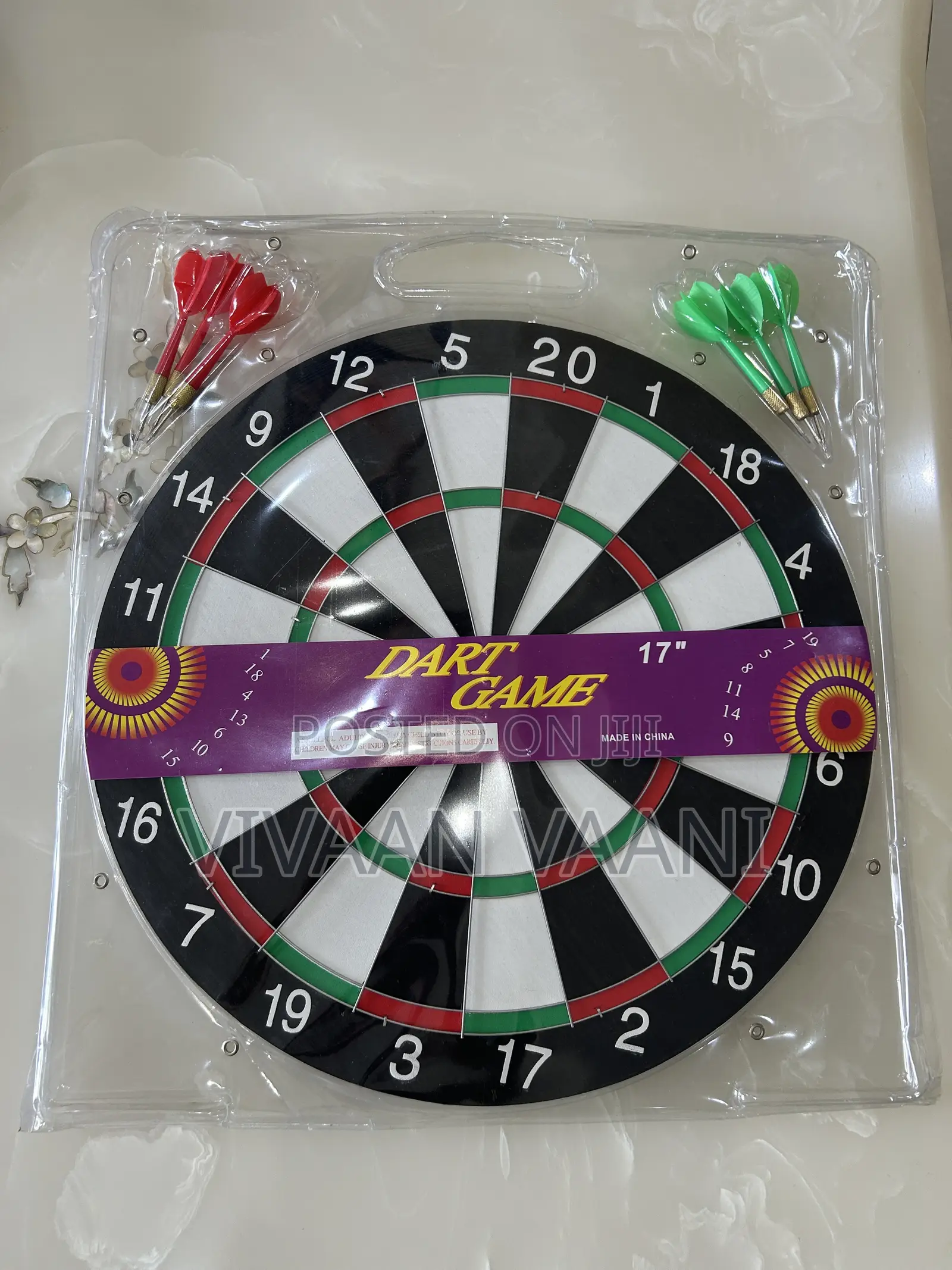 Double Sided Dartboard 40cm Diameter