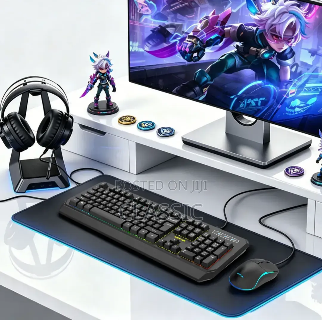Green Lion KM-65 Wired Gaming Keyboard and Mouse Combo