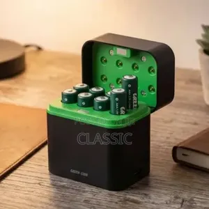Green Lion Rechargeable 8×AAA Battery Dock USB-C