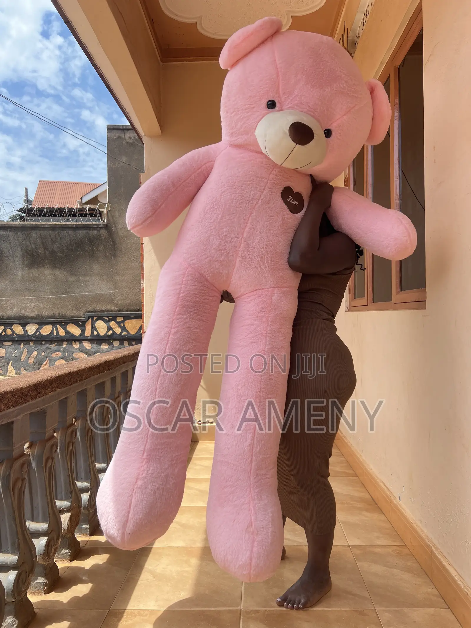 Human Sized Pink Teddy Bear