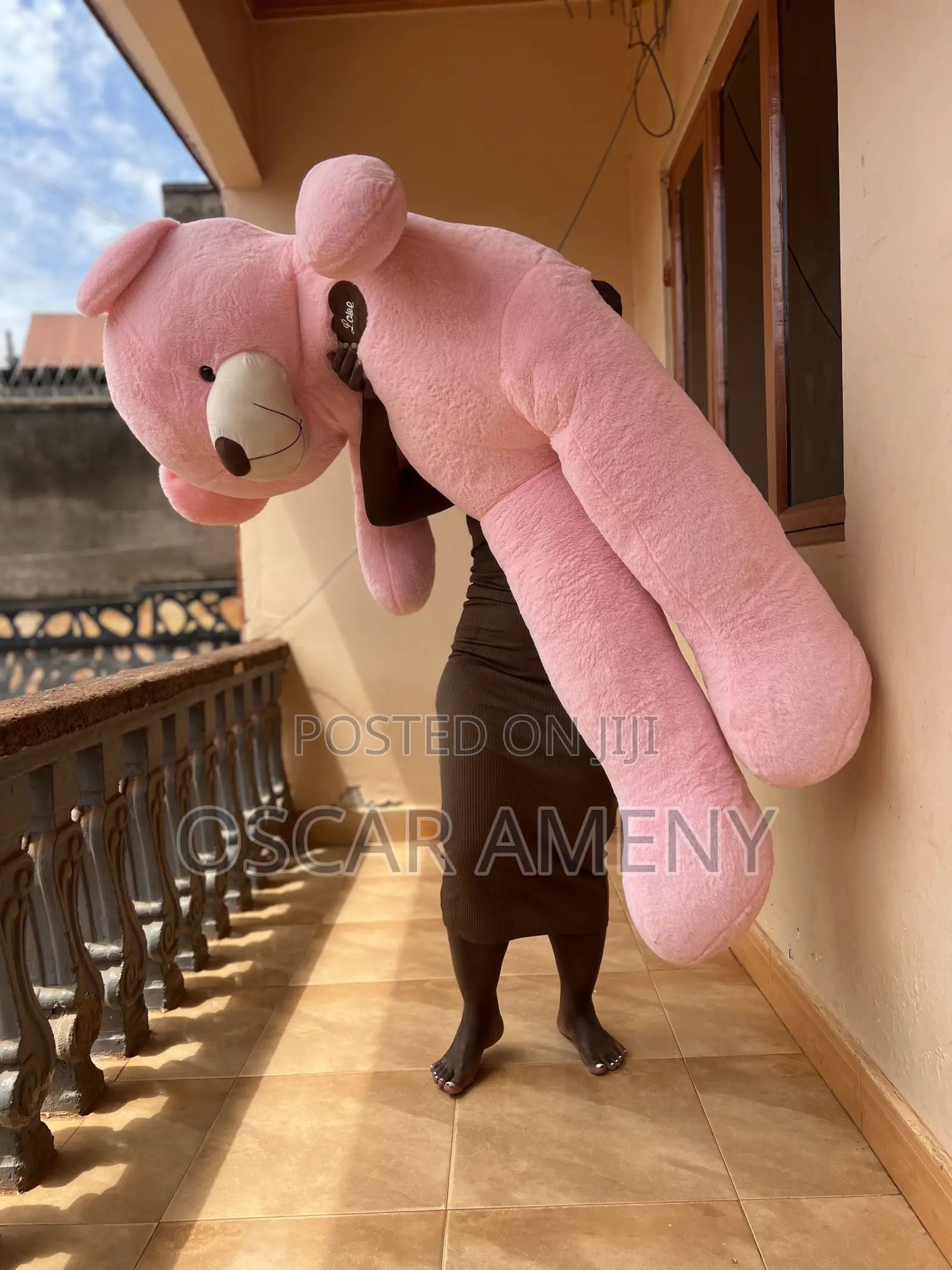 Human Sized Pink Teddy Bear