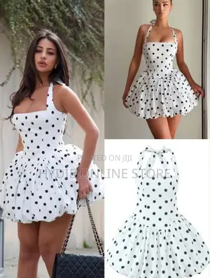 Polka Dot Short Round Dress