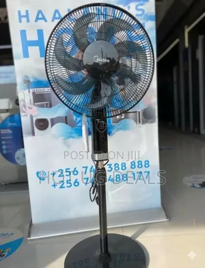 Midea FS40-23MT 16-Inch Pedestal Stand Fan – 7 Blades, 50W, 2H Timer