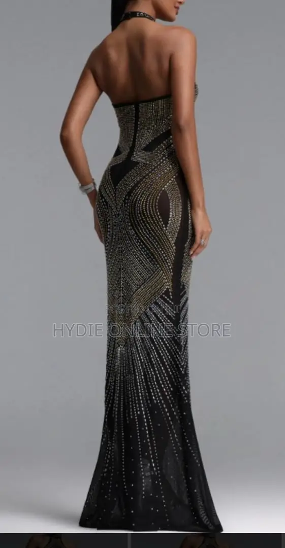 Golden Dress Two Piece